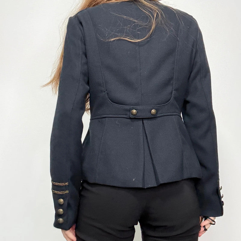 navy regency military jacket