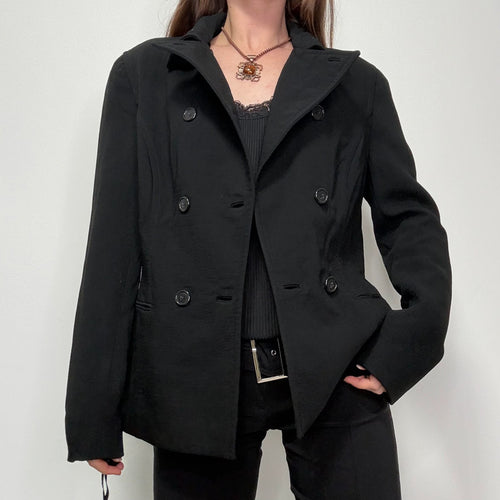 Black Ralph Lauren purple label silk and wool jacket