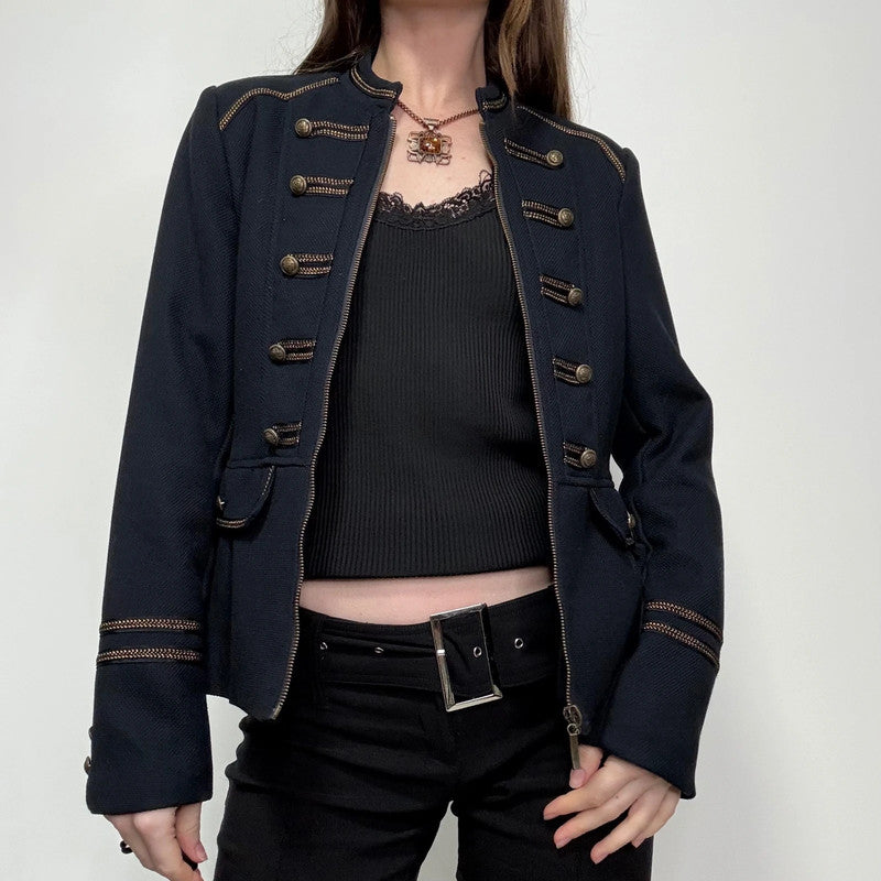 navy regency military jacket