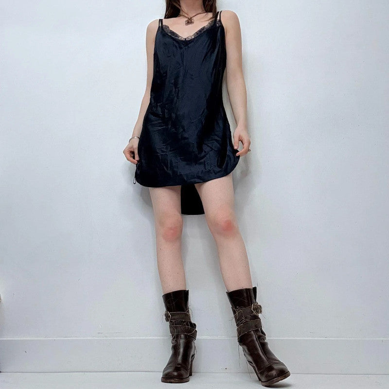 navy lace victoria's secret cami dress