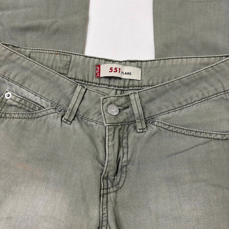 flared khaki levis jeans