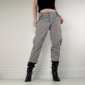 Cop Copine napoleonic grey pinstripe utility trousers