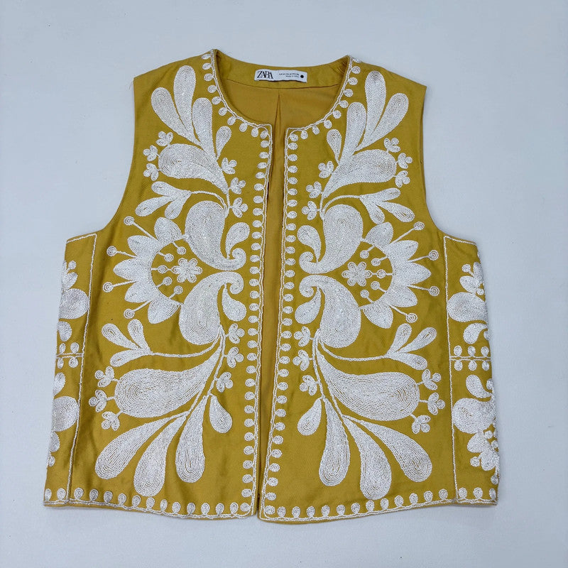 embroidered boho hippy waistcoat