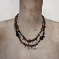 chunky crystal stone necklace
