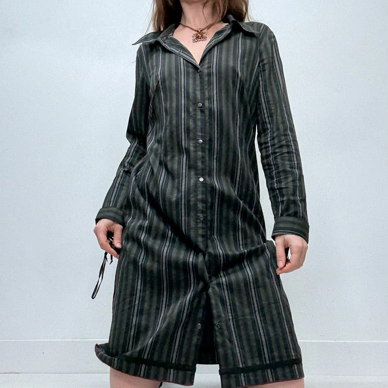 Cop Copine pinstripe shirt dress