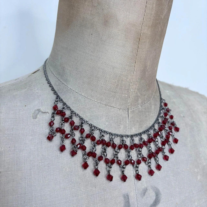 boho draped chain fairy necklace