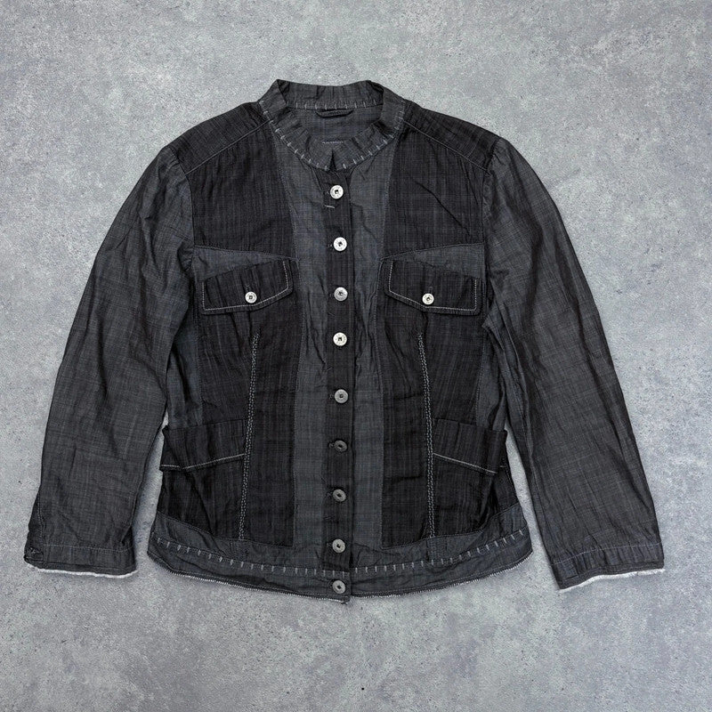 Marithé + François Girbaud fitted utility grunge jacket