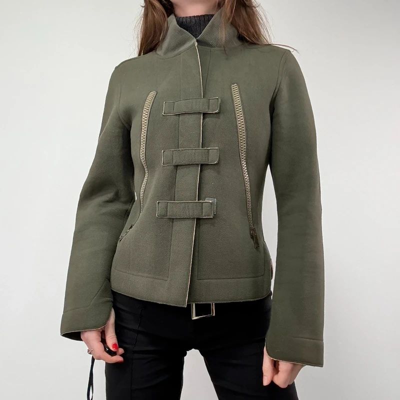 Khaki Cop Copine military jacket