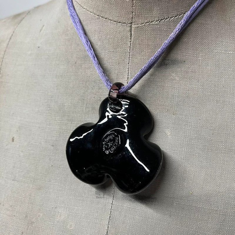 Chunky glass crystal pendant
