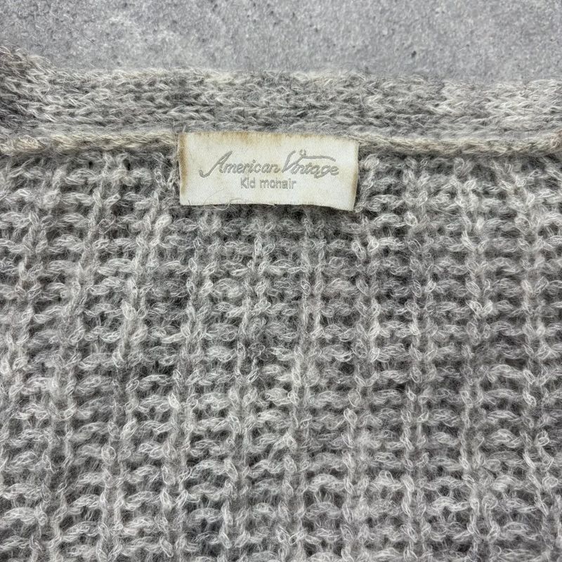 grey American Vintage knitted cardigan