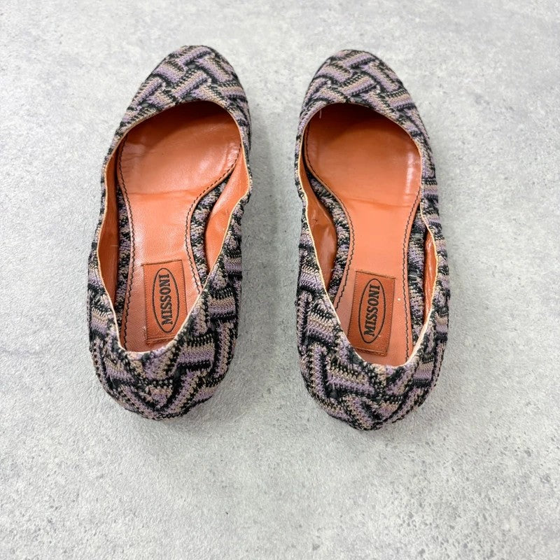 Vintage Missoni ballet flats