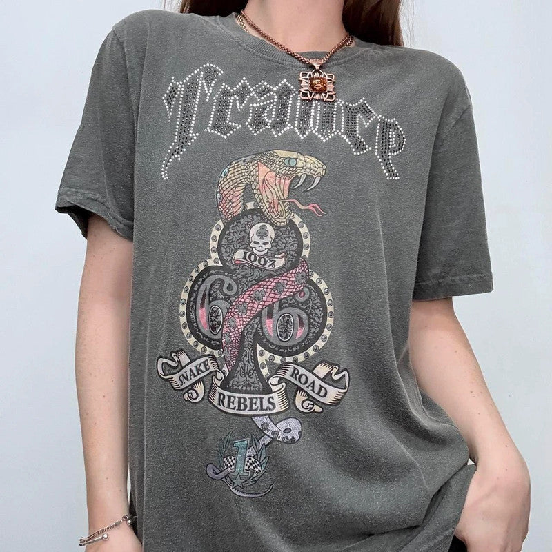 distressed graphic grunge t-shirt