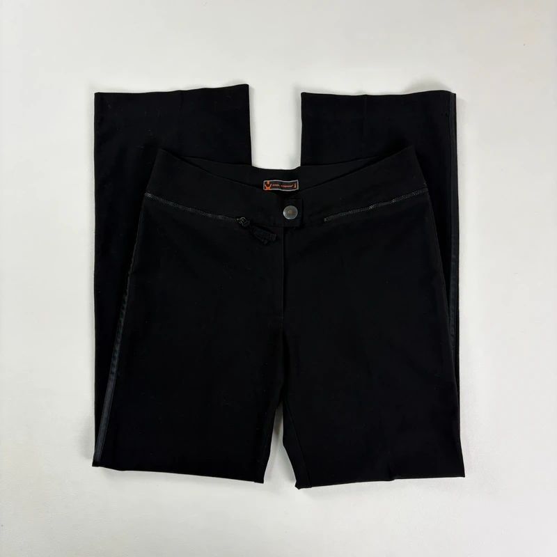Black Cop Copine stretch waistband trouser