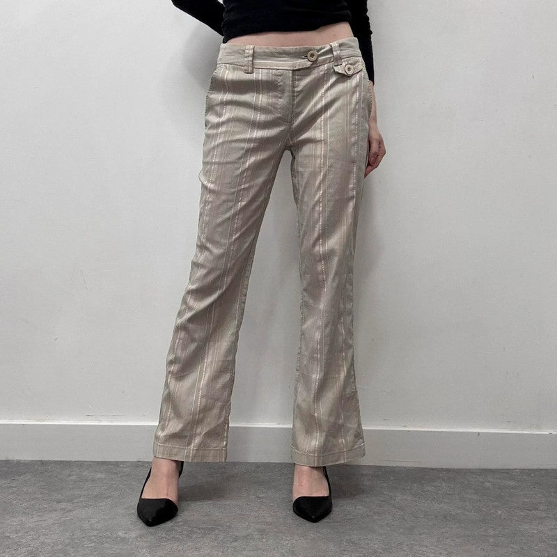 pinstripe cargo suit pants