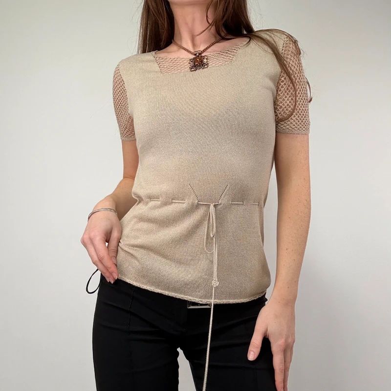 Laura Ashley Lace Knit Top
