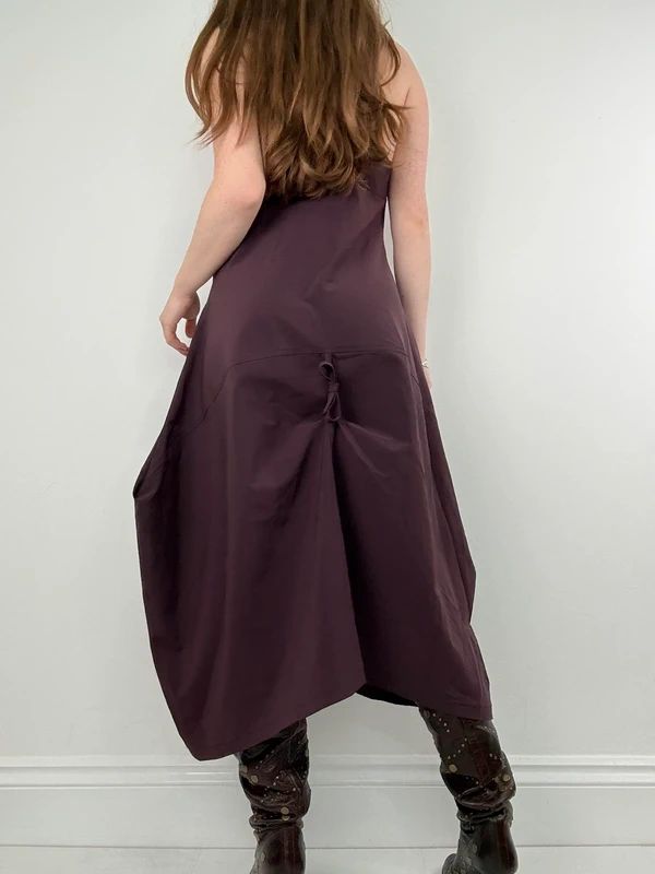 Cop Copine gathered structured maxi dress