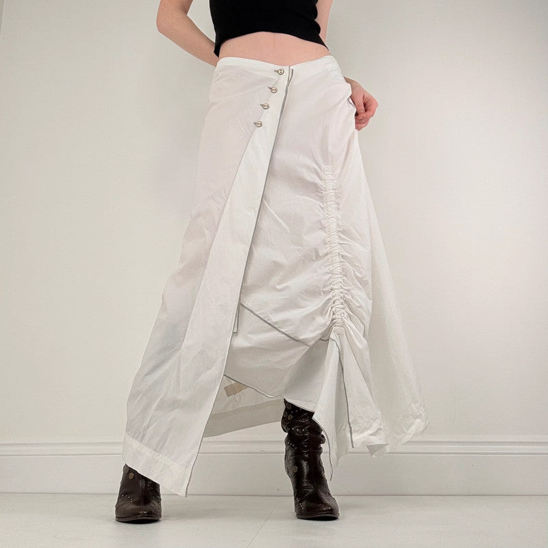 Cop Copine asymmetric flared maxi skirt