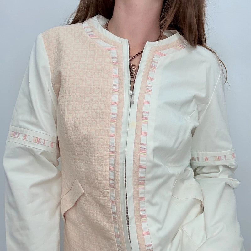 fitted cropped custo Barcelona jacket