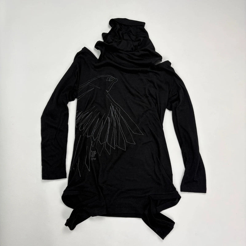 black slouchy Cop Copine t-shirt