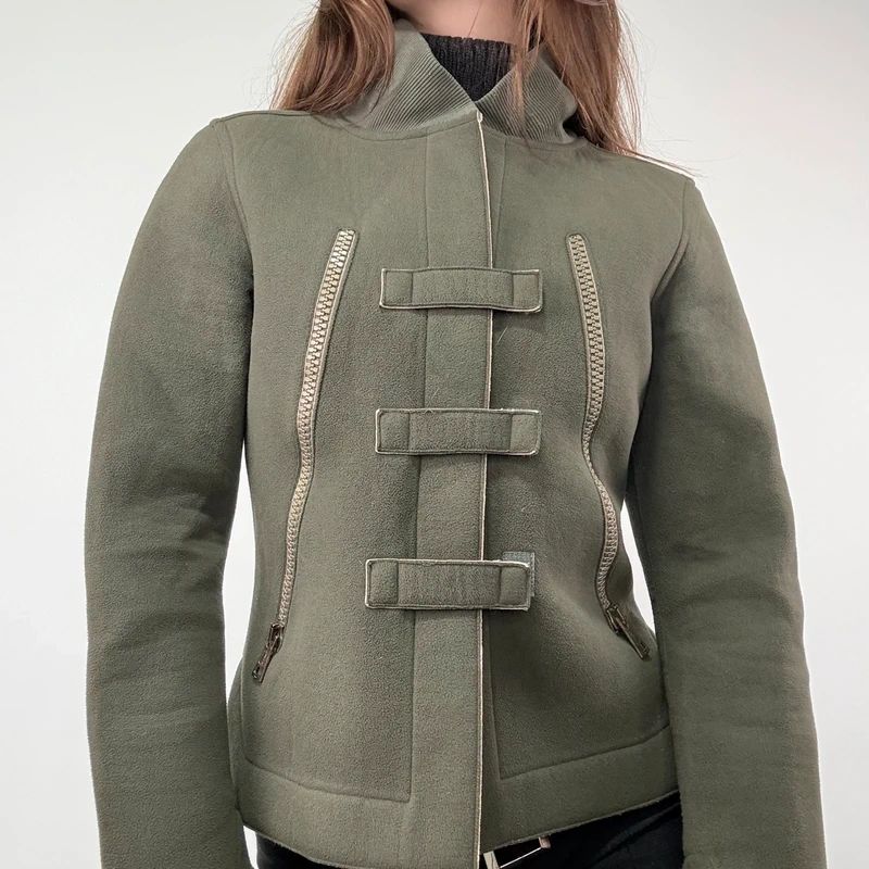 Khaki Cop Copine military jacket
