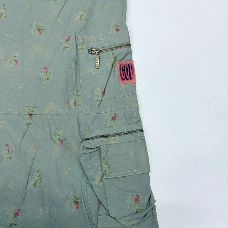 khaki Cop Copine floral maxi skirt