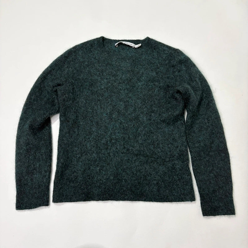 dark green wool knitted jumper