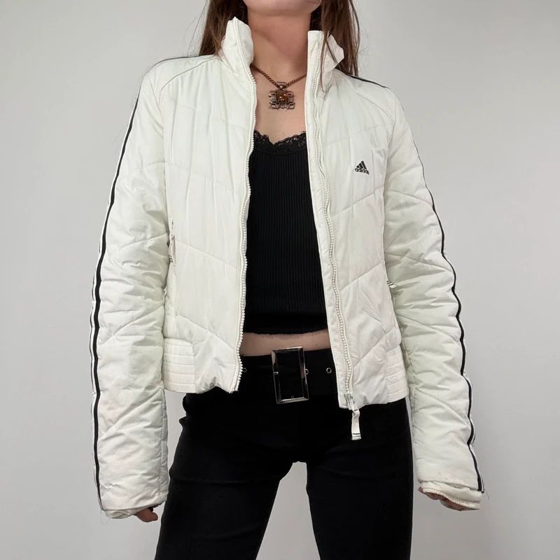 White Adidas Puffer Jacket