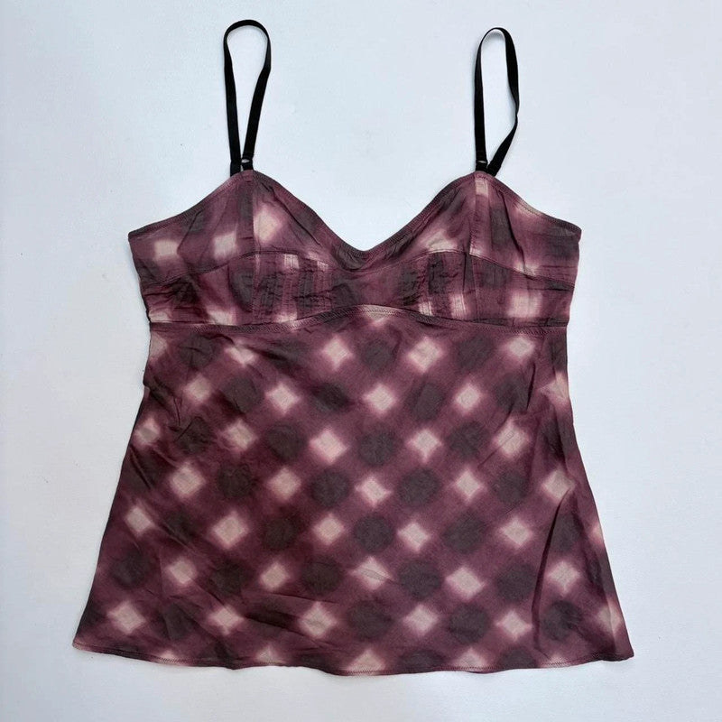 Tartan print Marni vest top