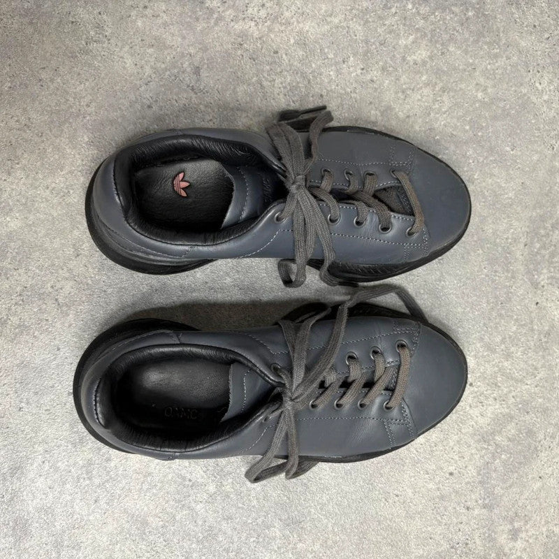 chunky grey adidas low top trainers