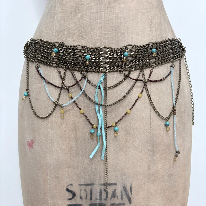 draped chain boho fairy belt