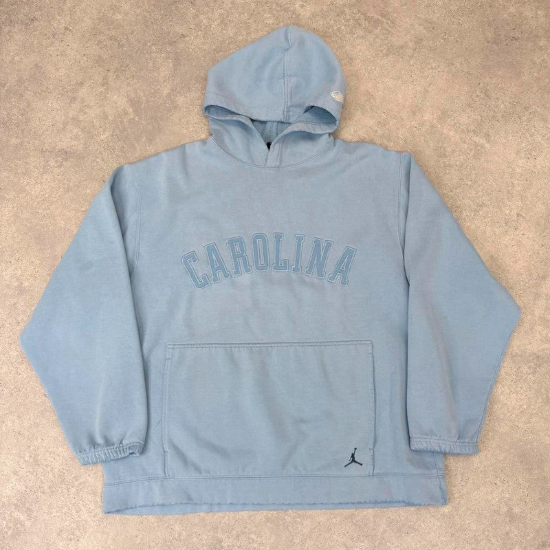 oversized baby blue varsity hoodie