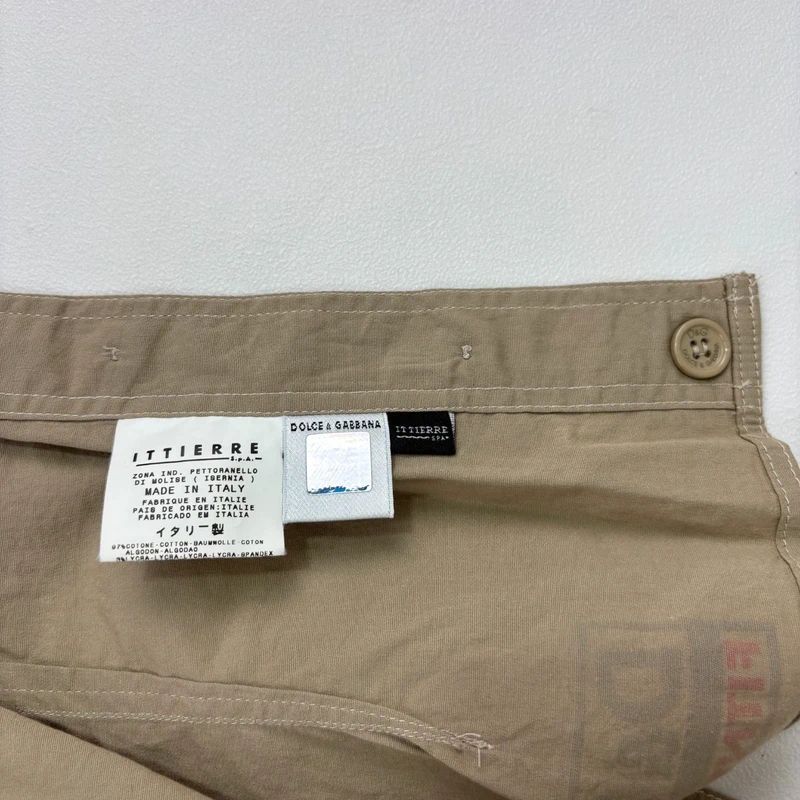Cargo fitted tan Dolce & Gabanna shirt