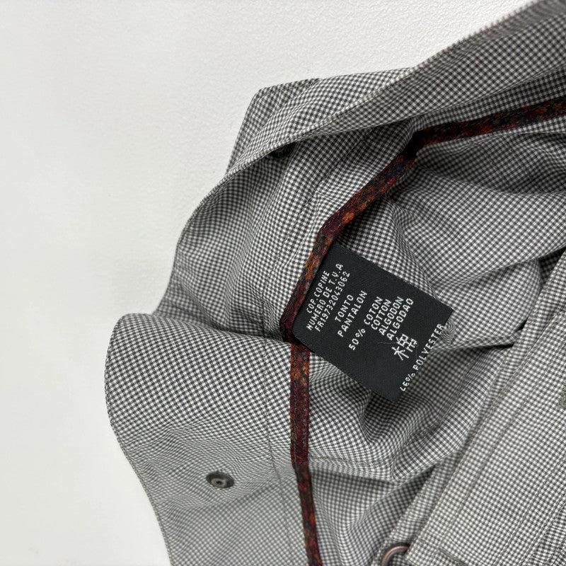 Cop Copine napoleonic grey pinstripe utility trousers