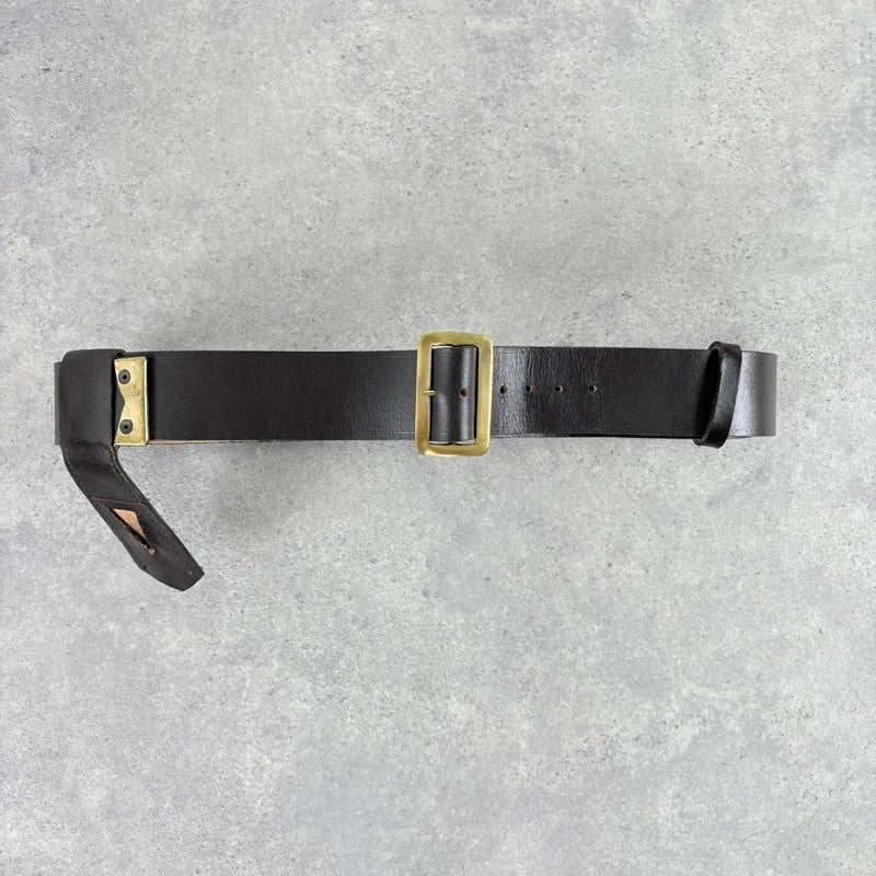 Brown leather wrap layered belt