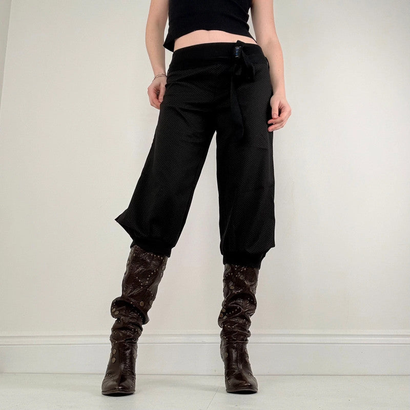 Cop Copine structured polkadot capri pants