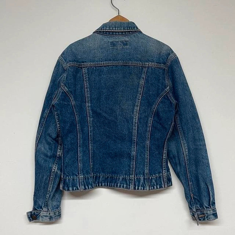 Distressed 90s denim jacket