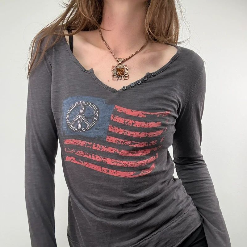grey slouchy slash neck long sleeve t-shirt