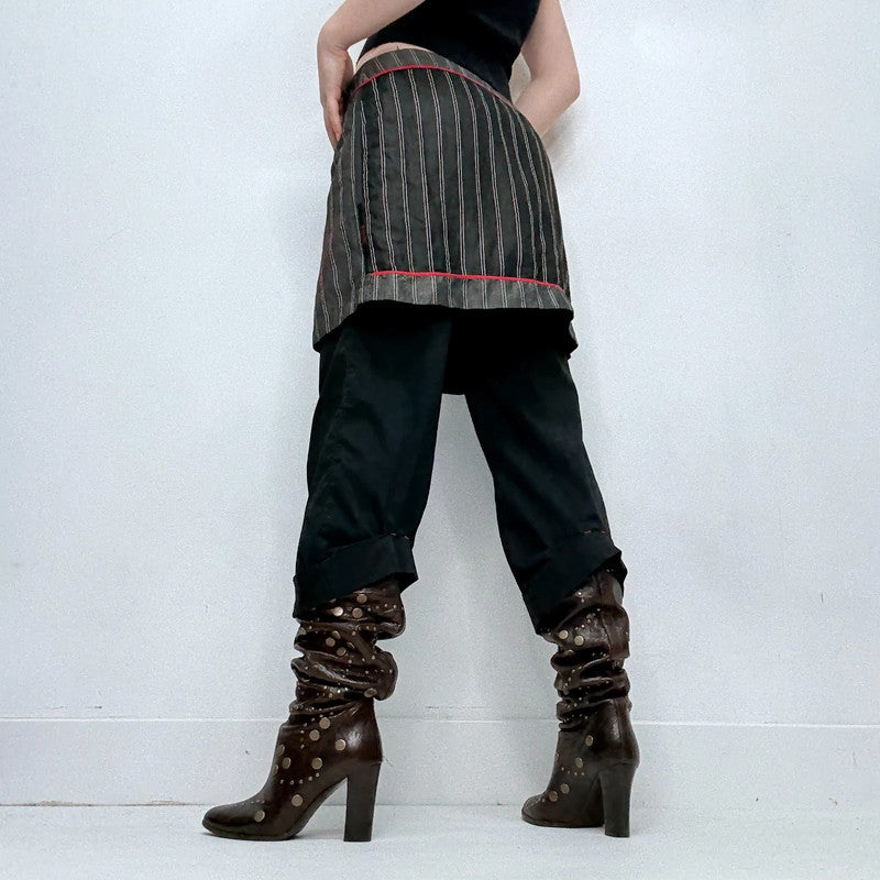 Cop Copine layered skirt trousers