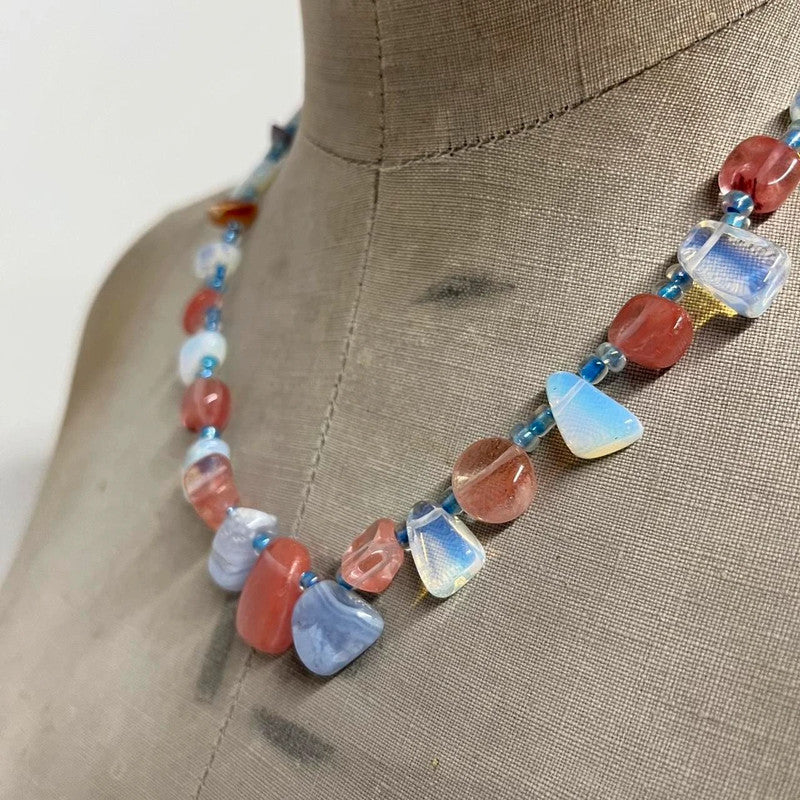 Chunky crystal necklace