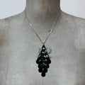 metal silver necklace