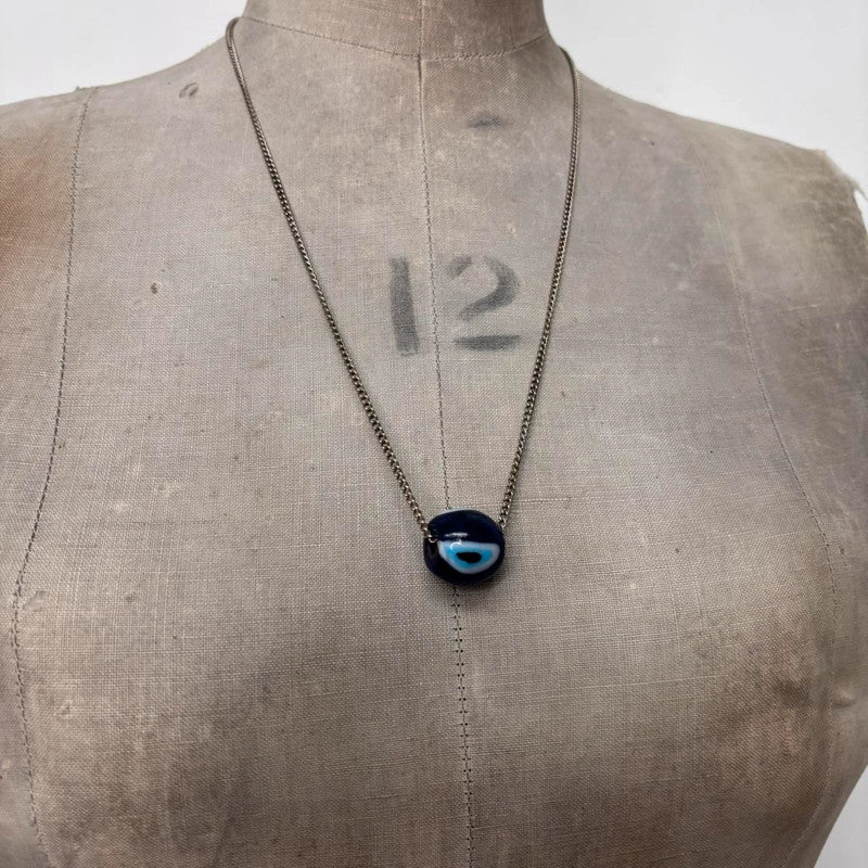 long chain evil eye necklace