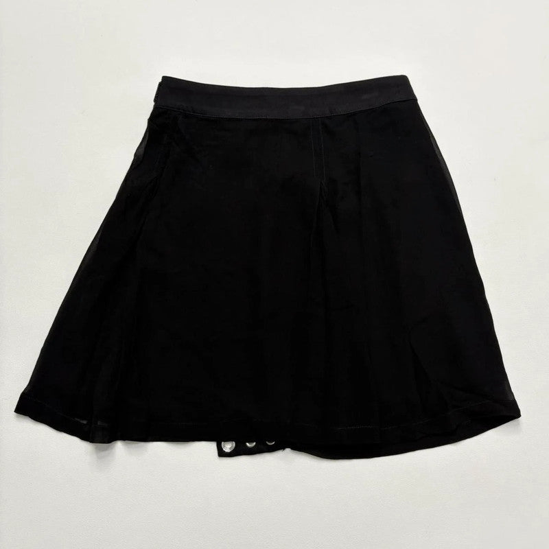 black diesel studded eyelet skirt