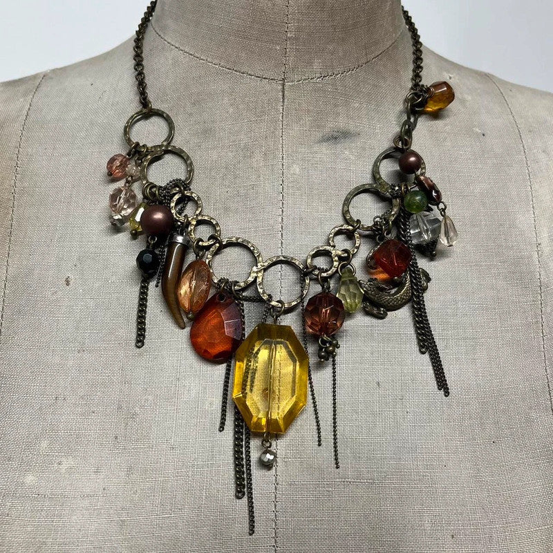 Charm bead hippie pendant
