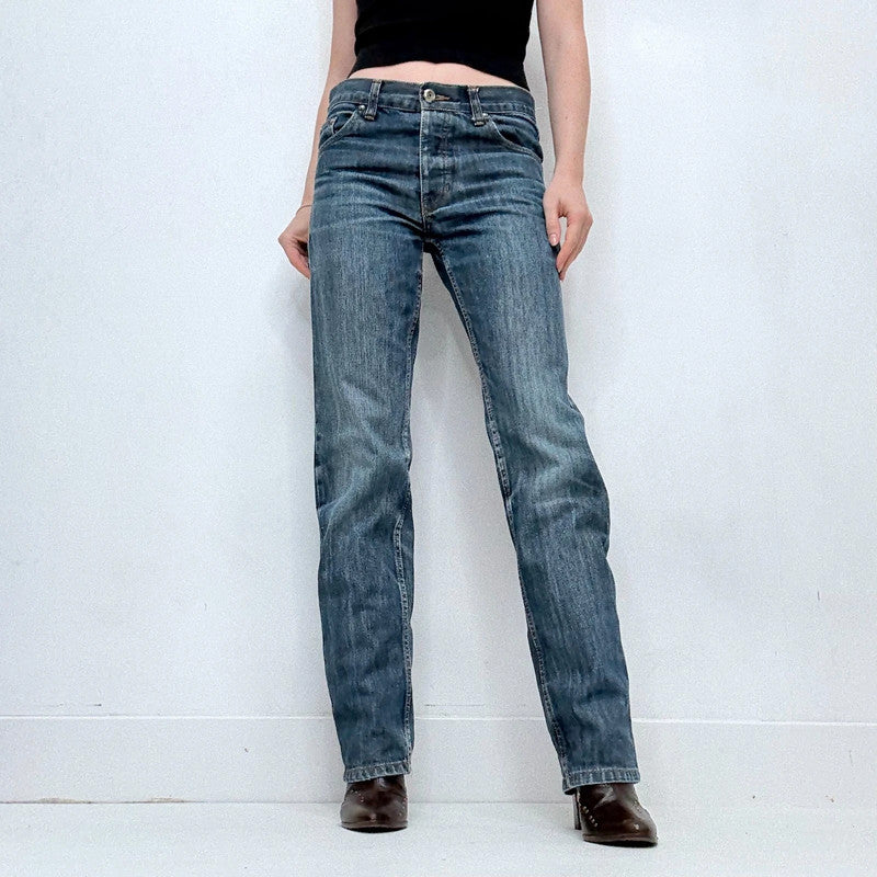 straight leg jeans