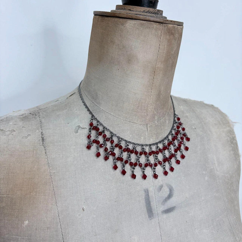 boho draped chain fairy necklace