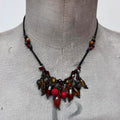 beaded boho summer necklace