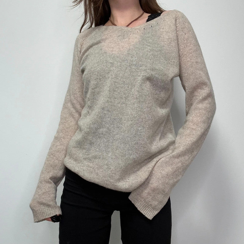 fine knit Maje cashmere jumper