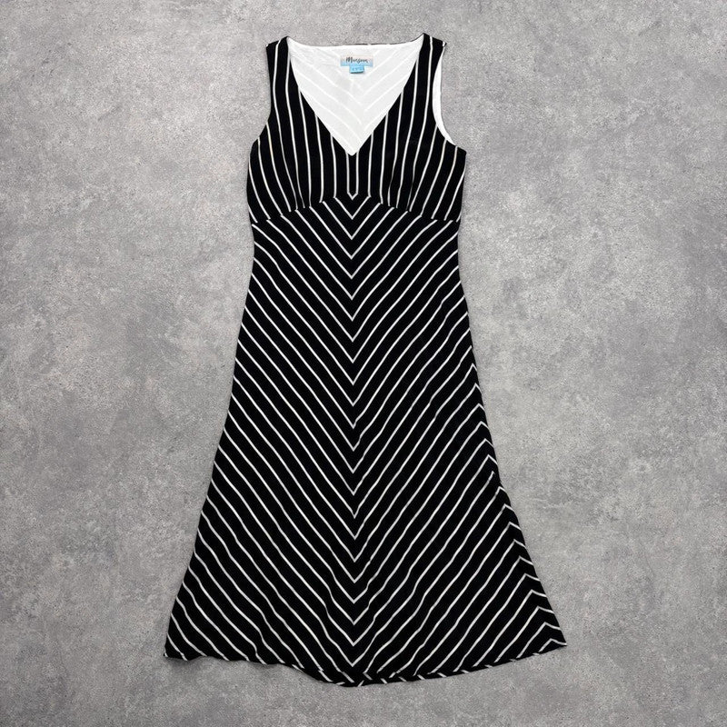 pinstripe silk bias cut floaty dress