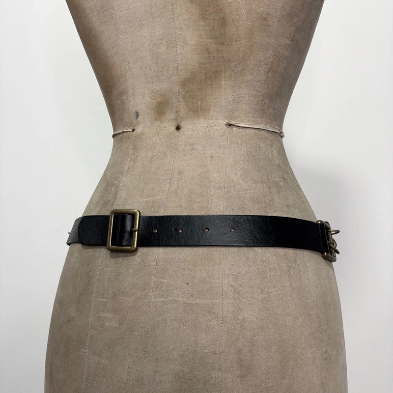 brass metal chain belt