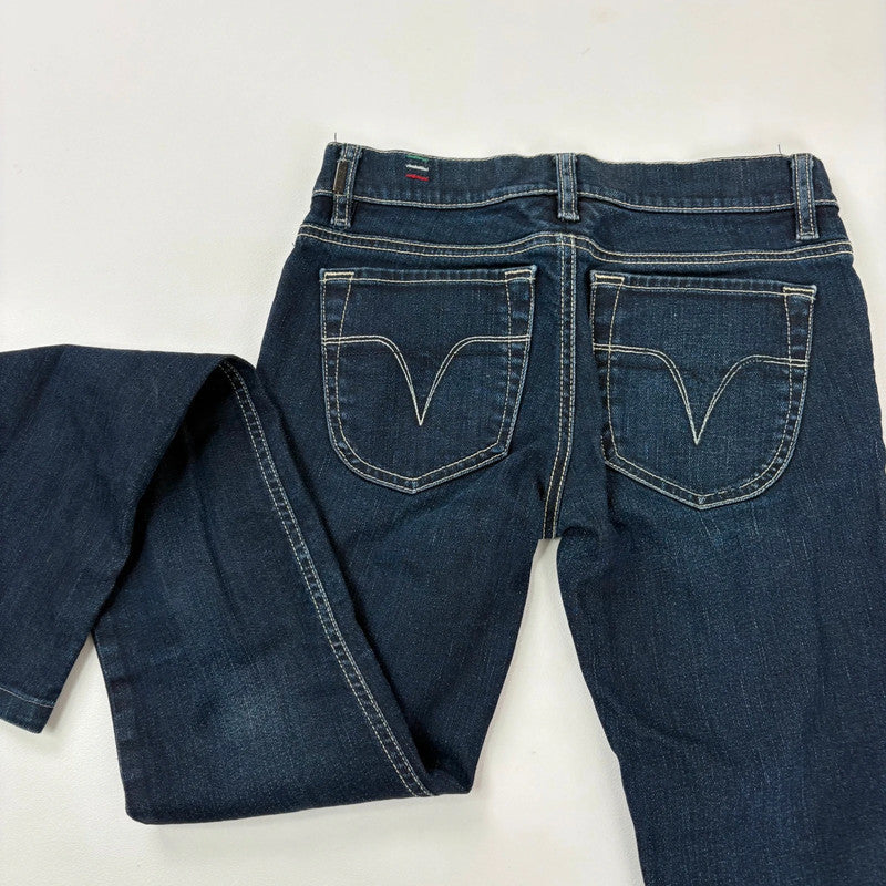 Dark wash denim diesel low rise jeans